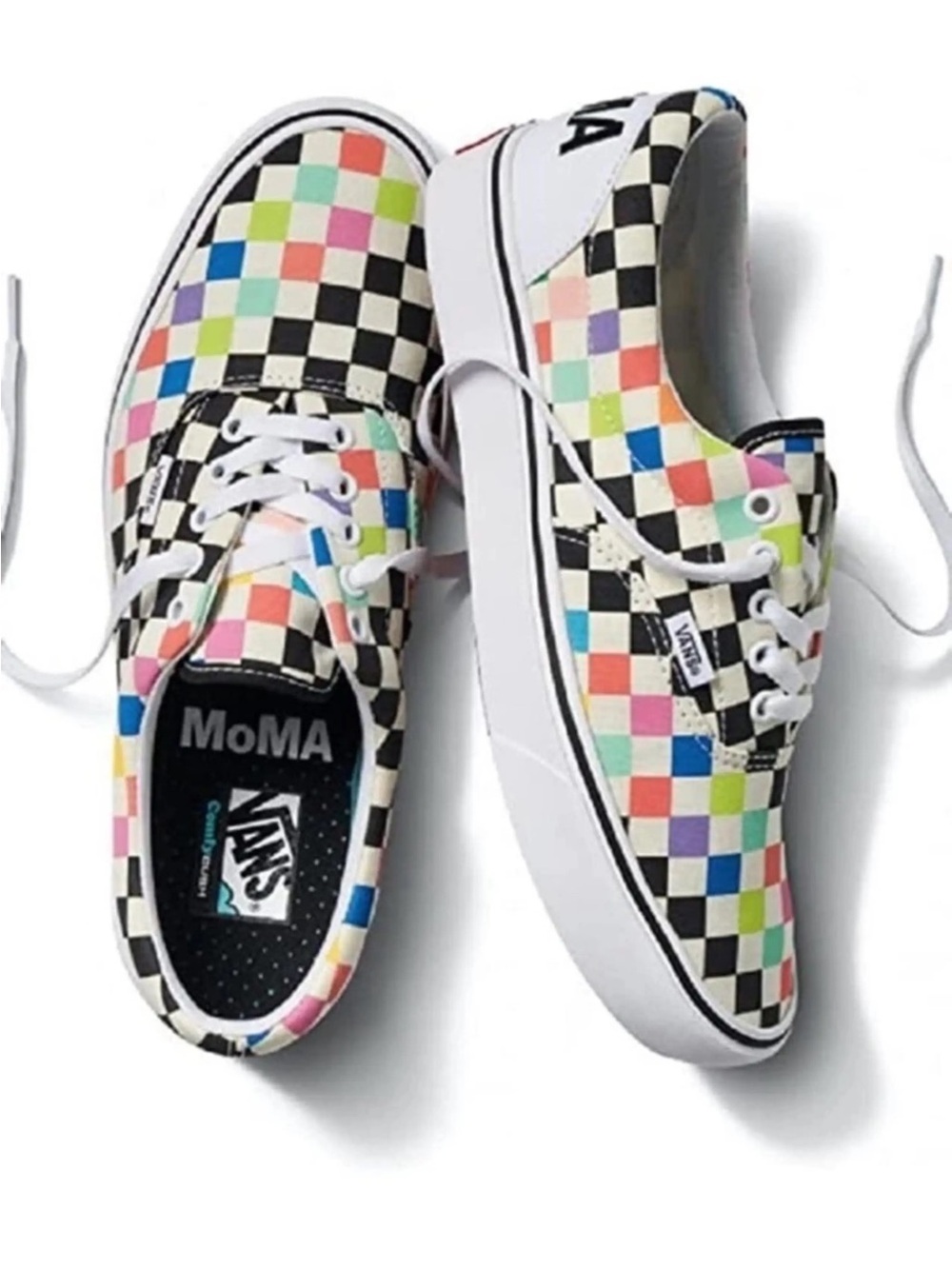 Vans x MOMA Collab - Checkerboard Low-Top Sneakers
